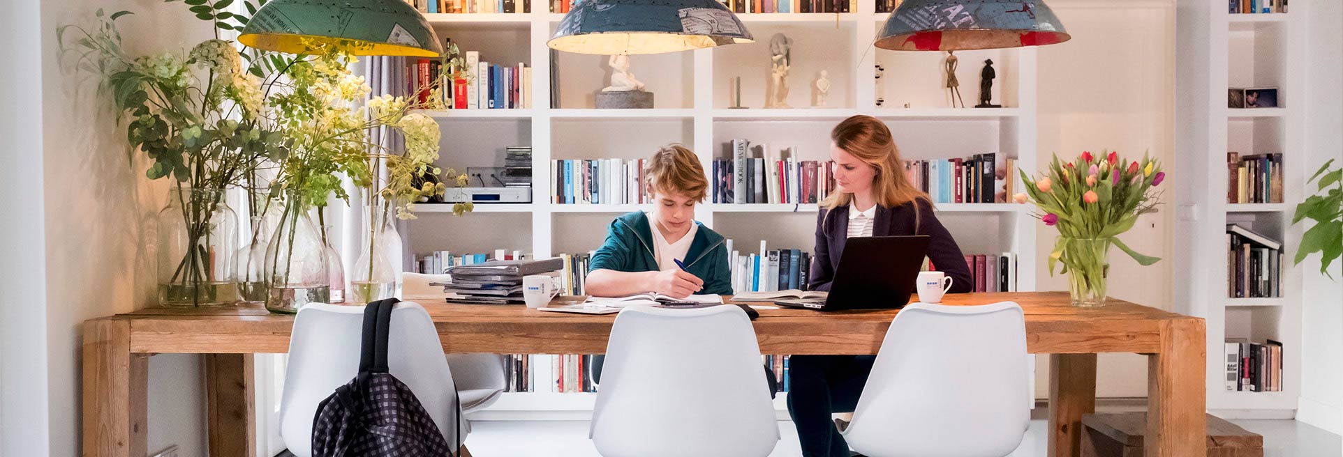 Bijles wiskunde aan de keukentafel